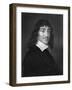 Rene Descartes, 17th Century French Philosopher and Mathematician-W Holl-Framed Giclee Print