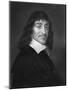 Rene Descartes, 17th Century French Philosopher and Mathematician-W Holl-Mounted Giclee Print