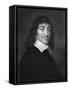 Rene Descartes, 17th Century French Philosopher and Mathematician-W Holl-Framed Stretched Canvas