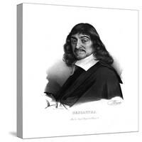 Rene Descartes, (c1820s)-Maurin-Stretched Canvas