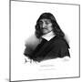 Rene Descartes, (c1820s)-Maurin-Mounted Giclee Print