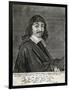 Rene Descartes, French Mathematician and Philosopher-Frans Hals-Framed Art Print