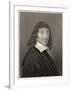 Rene Descartes French Mathematician and Philosopher-William Holl the Younger-Framed Art Print