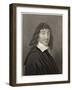 Rene Descartes French Mathematician and Philosopher-William Holl the Younger-Framed Art Print