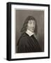 Rene Descartes French Mathematician and Philosopher-William Holl the Younger-Framed Art Print