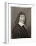 Rene Descartes French Mathematician and Philosopher-William Holl the Younger-Framed Art Print