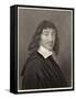 Rene Descartes French Mathematician and Philosopher-William Holl the Younger-Framed Stretched Canvas