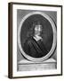 Rene Descartes, French Mathematician and Philosopher-Peter Schenk-Framed Art Print