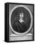 Rene Descartes, French Mathematician and Philosopher-Peter Schenk-Framed Stretched Canvas