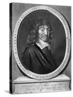 Rene Descartes, French Mathematician and Philosopher-Peter Schenk-Stretched Canvas