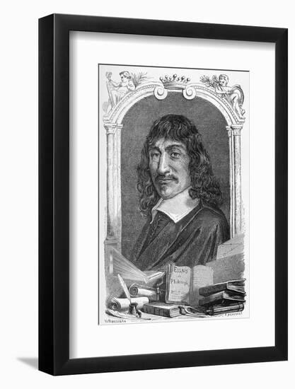 Rene Descartes, French Mathematician-Science Photo Library-Framed Photographic Print