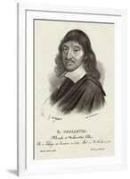 Rene Descartes, French Mathematician-null-Framed Photographic Print