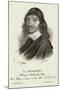 Rene Descartes, French Mathematician-null-Mounted Photographic Print