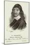 Rene Descartes, French Mathematician-null-Mounted Photographic Print