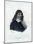 Rene Descartes, French Philosopher, Mathematician, and Scientist-Delpech-Mounted Giclee Print