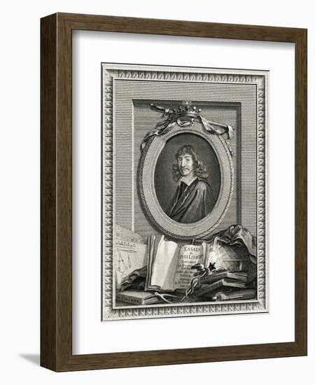 Rene Descartes-null-Framed Art Print