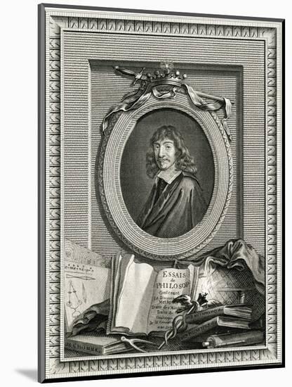 Rene Descartes-null-Mounted Art Print