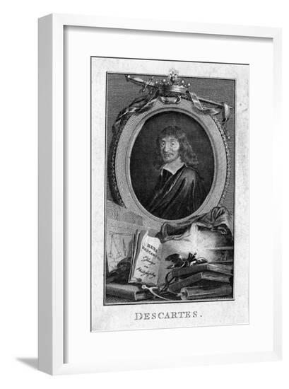 Rene Descartes--Framed Art Print
