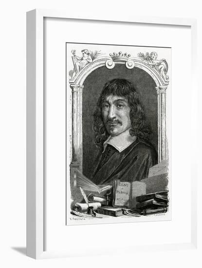 Rene Descartes-null-Framed Art Print