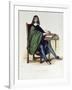 Rene Descartes-Claude Jacquand-Framed Giclee Print