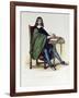 Rene Descartes-Claude Jacquand-Framed Giclee Print