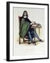 Rene Descartes-Claude Jacquand-Framed Giclee Print