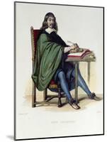 Rene Descartes-Claude Jacquand-Mounted Giclee Print