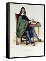 Rene Descartes-Claude Jacquand-Framed Stretched Canvas