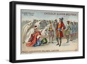 Rene Duguay-Trouin Accepting the Surrender of Tunisian Chiefs-null-Framed Giclee Print