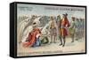 Rene Duguay-Trouin Accepting the Surrender of Tunisian Chiefs-null-Framed Stretched Canvas