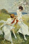 Afternoon Tea, C.1910-Rene Lelong-Framed Giclee Print