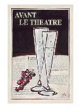 Avant Le Theatre Champagne-Rene Stein-Art Print
