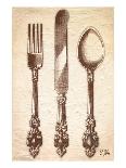 Louis XV Cutlery-Rene Stein-Art Print