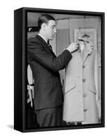 Rene, the Head Tailor, Hemming a Dress Jacket-John Phillips-Framed Stretched Canvas