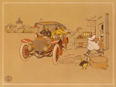 Poster Advertising Berliet Cars, 1906