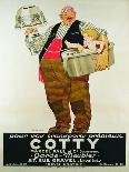 Poster Advertising the 'Cotty Moving Co.'-Rene Vincent-Framed Giclee Print