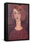 Renee, 1917-Amedeo Modigliani-Framed Stretched Canvas