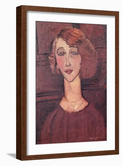 Renee, 1917-Amedeo Modigliani-Framed Giclee Print