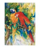 Jungle Gossip-Renée Mizgala-Framed Art Print