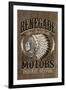 Renegade Motors - Vintage Wooden Sign-Lantern Press-Framed Art Print