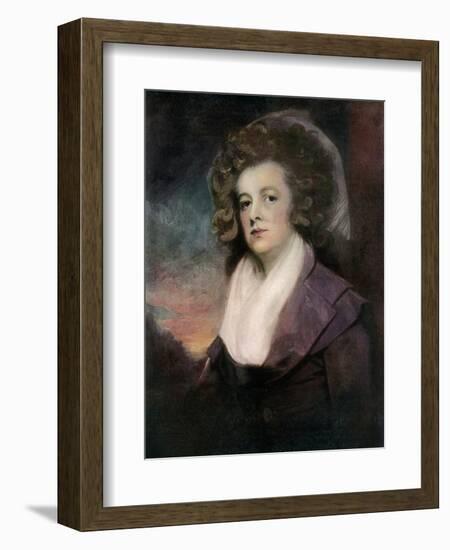 Renira De Tuyll, Wife of Captain John Albert Bentinck, Late 18th Century-George Romney-Framed Giclee Print