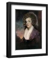 Renira De Tuyll, Wife of Captain John Albert Bentinck, Late 18th Century-George Romney-Framed Giclee Print