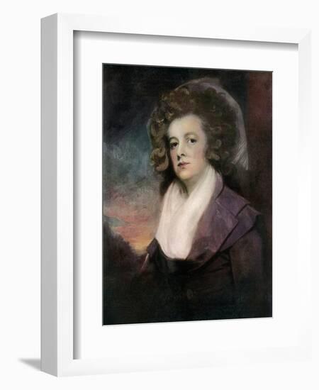 Renira De Tuyll, Wife of Captain John Albert Bentinck, Late 18th Century-George Romney-Framed Giclee Print