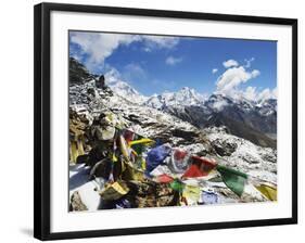 Renjo Pass of Everest Himalayan Range, Sagarmatha Nat'l Park, UNESCO World Heritage Site, Nepal-Jochen Schlenker-Framed Photographic Print