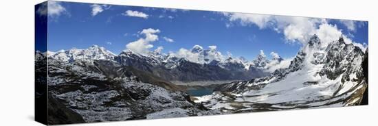 Renjo Pass of Mount Everest, Sagarmatha Nat'l Park, UNESCO World Heritage Site, Nepal-Jochen Schlenker-Stretched Canvas