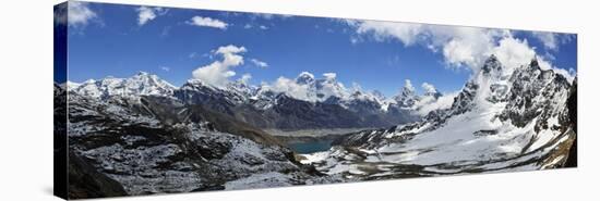 Renjo Pass of Mount Everest, Sagarmatha Nat'l Park, UNESCO World Heritage Site, Nepal-Jochen Schlenker-Stretched Canvas