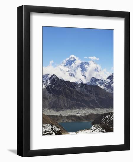 Renjo Pass of Mount Everest, Sagarmatha Nat'l Park, UNESCO World Heritage Site, Nepal-Jochen Schlenker-Framed Premium Photographic Print