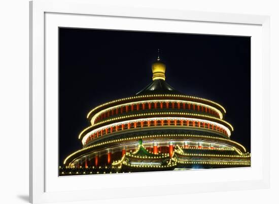 Renmin 'People'S' Square, Sichuan-William Perry-Framed Photographic Print