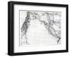 Rennell's Map of the Syrian Desert, Dated 1809, Published 1831-null-Framed Giclee Print