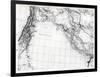 Rennell's Map of the Syrian Desert, Dated 1809, Published 1831-null-Framed Giclee Print